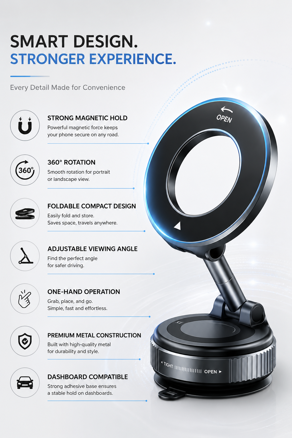 360 Magnetic Phone Holder